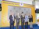 (From left) Mr Anthony Kelly, Executive Director, Racing Business & Operations of Hong Kong Jockey Club, Mr Winfried Engelbrecht-Bresges, CEO of Hong Kong Jockey Club, Mr Tetsuro Homma, President of Panasonic Corporation Appliances Company, Mr David Mong, Chairman & CEO of Shun Hing Group and Mr Kuninori Matsuda, Consul-General of Japan in Hong Kong hosted a toasting ceremony to kick start the Panasonic Cup 2016.